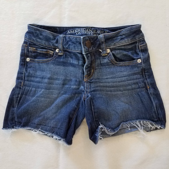 American Eagle Outfitters Pants - American Eagle AEO Jean Cut off Shorts Frayed
